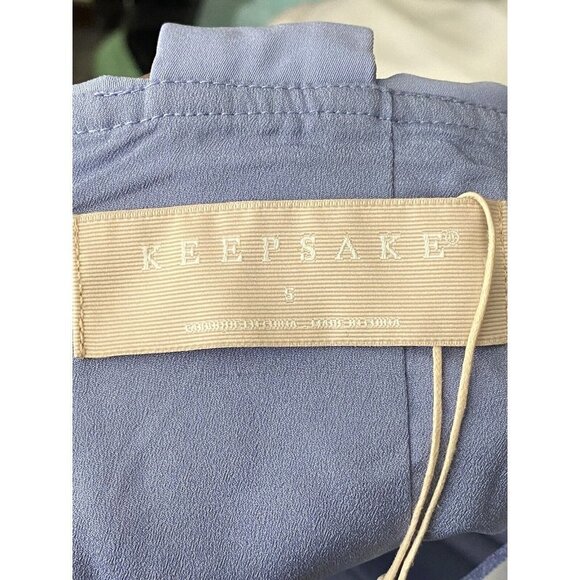 Keepsake The Label Woman’s Illusion Midi Gown in‎ Cornflower Blue SZ S - Picture 6 of 10